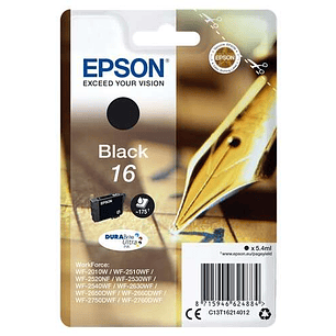 Epson T1621 Negro Cartucho de Tinta Original - C13T16214012