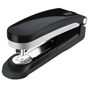 Novus Evolution E 25 Grapadora + Caja de 200 Grapas 24/6 - Hasta 25 Hojas - Grapado Cerrado, Abierto y Clavado - Color Negro