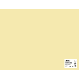 Apli Cartulina Vainilla 50 x 65mm 170g 25 Hojas