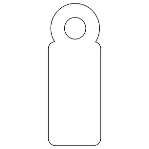 Apli Etiquetas Colgantes Blancas 7 x 19mm 1.000 U.