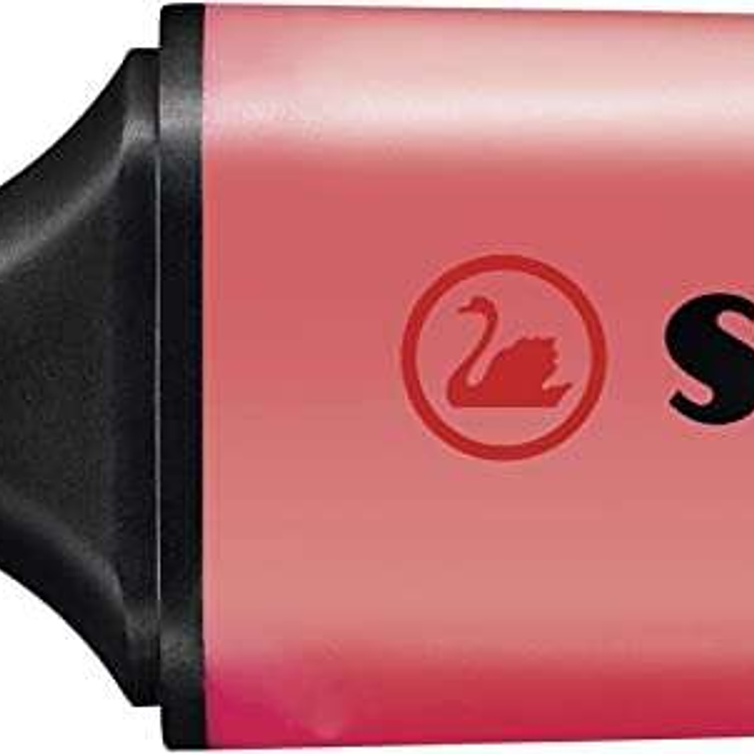 Stabilo Boss 70 Pastel Marcador Fluorescente - Trazo entre 2 y 5mm - Recargable - Tinta con Base de Agua - Color Rojo Coral Meloso 1