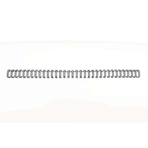 GBC Wirebind Pack de 100 Alambres de Encuadernacion 6mm para Paso 3:1 Redondo o Cuadrado - Formato A4 - Para 34 Orificios - Encuaderna hasta 55 Hojas 