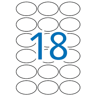 Apli Etiquetas Kraft Permanentes 63.5 x 42.3mm 10 Hojas