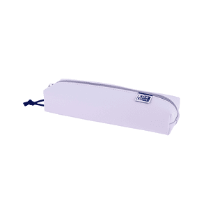 Oxford Live & Go Estuche Rectangular Mediano - Material Acolchado - Goma Elastica para unirlo al Cuaderno - Color Malva