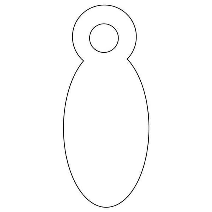 Apli Etiquetas Colgantes Blancas 8 x 19mm 1.000 U. 1