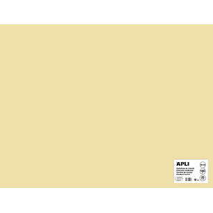 Apli Cartulina Crema 50 x 65cm 170g 25 Hojas