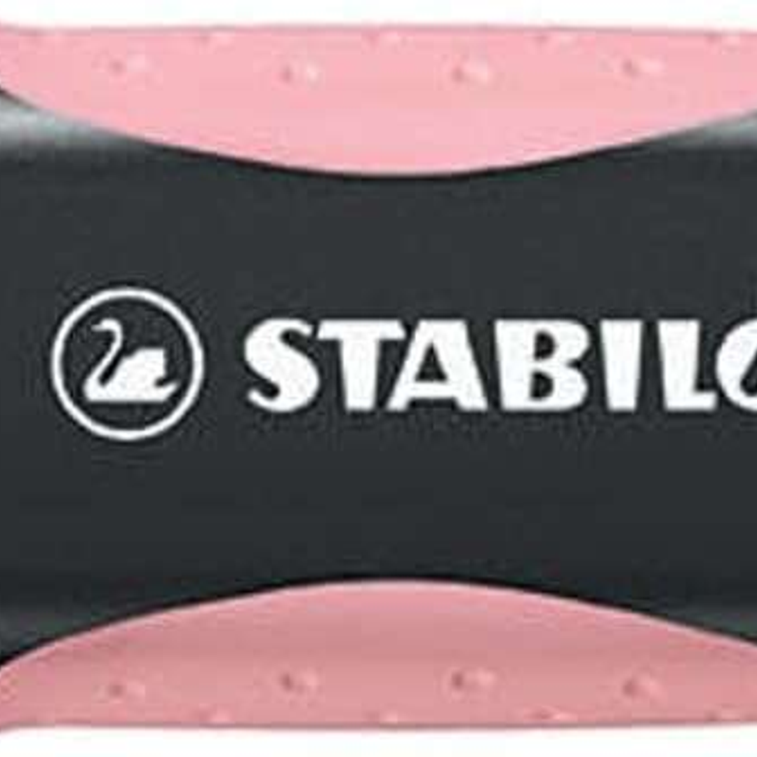 Stabilo Green Boss Pastel Marcador Fluorescente - Fabricado con un 83% de Plastico Reciclado - Trazo entre 2 y 5mm - Recargable - Color Rubor Rosa 1