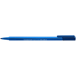 Staedtler Triplus Color 323 Rotulador de Punta Fina - Trazo 1mm Aprox - Tinta Base de Agua - Azul Delft