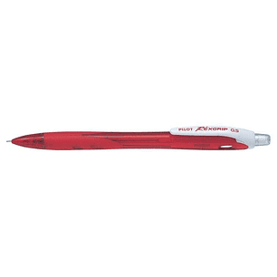 Pilot Portaminas Rexgrip Begreen - Trazo 0.5mm - Mina HB - 71,9% Plastico Reciclado - Cuerpo Rojo