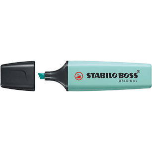 Stabilo Boss 70 Pastel Rotulador Marcador Fluorescente - Trazo entre 2 y 5mm - Recargable - Tinta con Base de Agua - Color Toque Turquesa