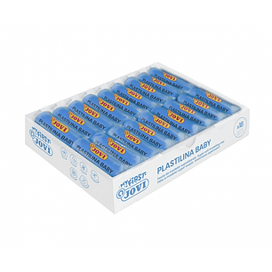 Jovi Baby Caja de 18 Pastillas de Plastilina 38gr - Pasta Modelar Super Blanda - Estimula Creatividad y Sensibilidad Tactil - Fortalece Musculos de De