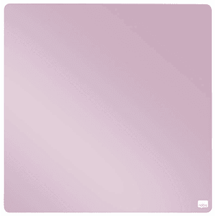 Nobo Mini Pizarra Magnetica Tile 360x360mm - sin Marco - Almohadillas Adhesivas e Imanes - Diseño Creativo y Colorido - Rosa