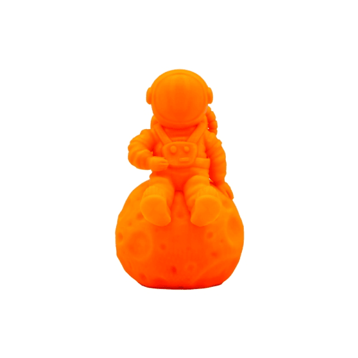 Filamento 3D PLA - Diametro 1.75mm - Bobina 1kg - Color Naranja Fluorescente 1