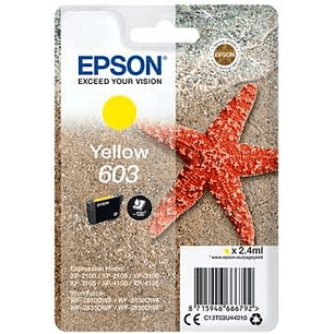 Epson 603 Amarillo Cartucho de Tinta Original - C13T03U44010