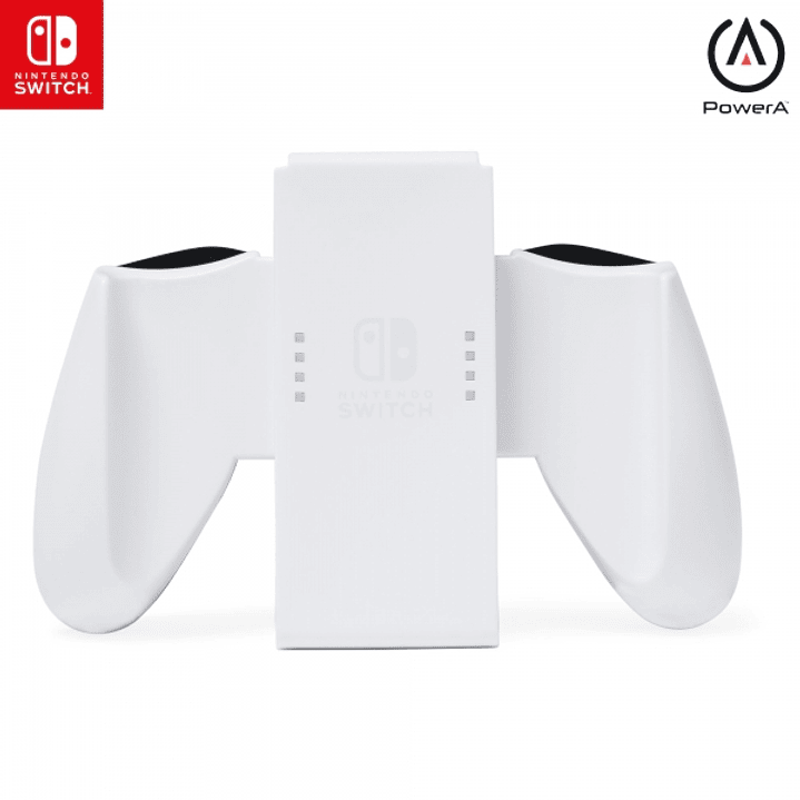PowerA Comfort Grip Joy-Con para Nintendo Switch - Color Blanco 1