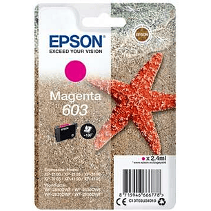 Epson 603 Magenta Cartucho de Tinta Original - C13T03U34010