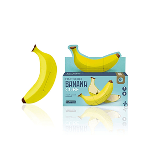 Comansi Fruitcube Rompecabezas Plátano - Puzzle Rompecabeza - Inspirado en Fruta - Juego de Lógica - Juego Educativo