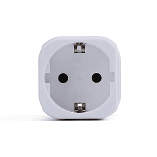 Urban Factory Travelee Adaptador de Viaje Universal - Conexion Entrada UE - Conexion Salida Reino Unido - Color Blanco