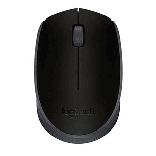 Logitech M171 Raton Inalambrico 1000dpi - 3 Botones - Uso Ambidiestro - Color Negro