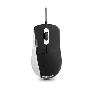 Urban Factory Tacto Suave Raton con Cable USB - 800dpi - Uso Ambidiestro - Color Negro