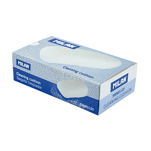 Milan Saquito Limpiador de Goma - 120g - Algodon Elastico - Color Blanco