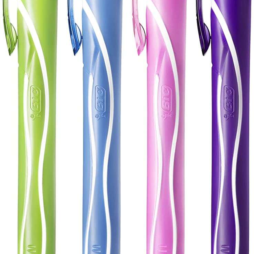 Bic Gel-Ocity Quick Dry Pack de 12 Boligrafos de Gel Retractil  - Punta Media de 0.7 mm - Tinta de Gel - Anti-Manchas - Secado Ultra Rapido - Colores  1