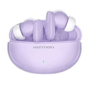 Vention Auriculares Bluetooth 5.3 con Estuche de Carga - 7h Autonomia - Color Violeta