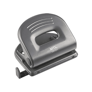 Dohe Taladro Resistente de Alta Calidad - 6mm de Diametro - Distancia de 80mm Entre Perforaciones - Guia Ajustable para Papel - Cubeta de Facil Apertu