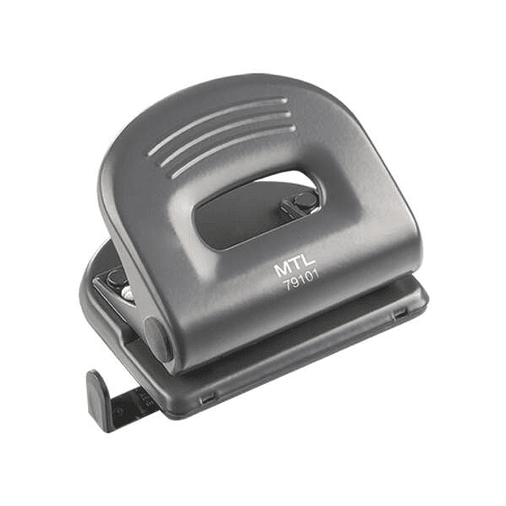 Dohe Taladro Resistente de Alta Calidad - 6mm de Diametro - Distancia de 80mm Entre Perforaciones - Guia Ajustable para Papel - Cubeta de Facil Apertu 1