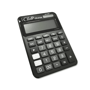Ingraf CD-2720-12 Calculadora de 12 Digitos - 4 Teclas de Memoria - Tecla de Doble Cero - Calculo de Porcentaje - Tecla de Suma Extragrande - Tecla de