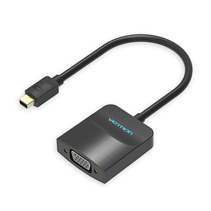 Vention Adaptador Mini Displayport Macho a VGA - 0.15m - Color Negro
