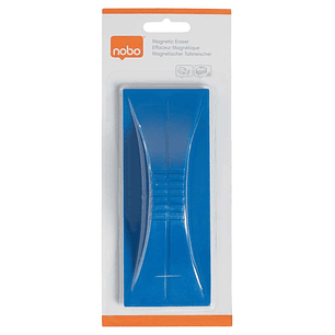 Nobo Borrador Magnetico para Pizarra Blanca - Iman Integrado - Color Azul