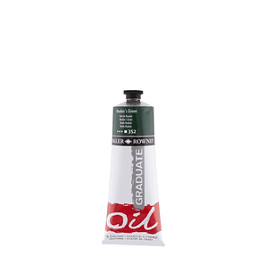 Daler Rowney Graduate Pintura al Oleo - Tubo de Aluminio - 220ml - Color Verde Hooker