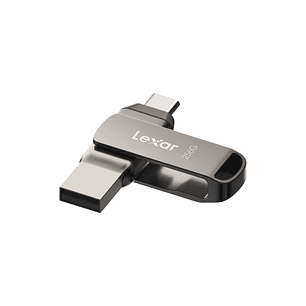 Lexar D400 JumpDrive Dual Drive Memoria USB 3.1 Type-C 32GB - Transferencia entre USB Type-C y Type-A - Velocidades hasta 130MB/s - Diseño Metalico Gi