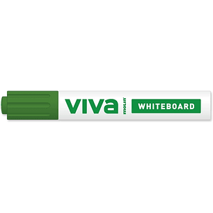Molin Viva Rotulador para Pizarra Blanca - Punta Redonda de Fibra Sintetica - Trazo 3mm - Tinta con Base de Alcohol - Color Verde