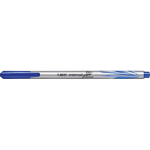 Bic Intensity Medium Rotulador de Punta Media de 0.8mm - Tinta con Base de Agua - Color Azul