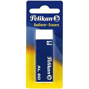 Pelikan Goma de Borrar AL20 para Lapiz - Apta para Todas las Superficies - sin Latex - Libre de Ftalatos