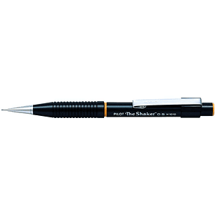 Pilot Portaminas The Shaker H-1010 - Mina de 0.5mm - Punta Metalica Retractil - Clip Metalico - Color Negro
