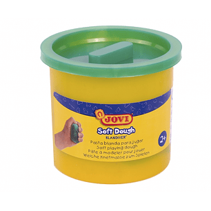 Jovi Soft Dough Blandiver Pack con 5 Botes de Pasta de Modelar 110gr - Blanda y Flexible - Facil de Amasar y Moldear - Ideal para Iniciacion al Modela
