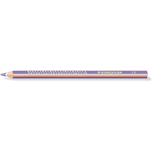 Staedtler Jumbo Noris 128 Lapiz Triangular de Color - Mina de 4mm - Resistencia a la Rotura - Diseño Ergonomico - Color Violeta