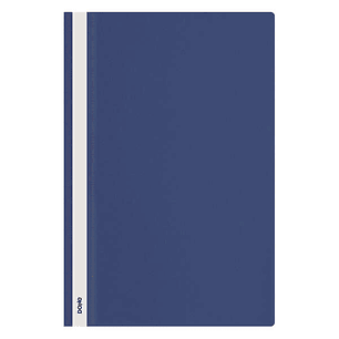 Dohe Dosier con Fastener - Tamaño Folio - Cubierta Transparente y Trasera Opaca - Fabricado en Polipropileno