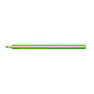 Staedtler Jumbo Noris 128 Lapiz Triangular de Color - Mina de 4mm - Resistencia a la Rotura - Diseño Ergonomico - Color Verde Claro