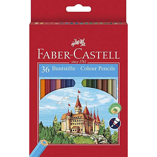 Faber-Castell Classic Colour Pack de 36 Lapices de Colores Hexagonales - Resistencia a la Rotura - Colores Surtidos