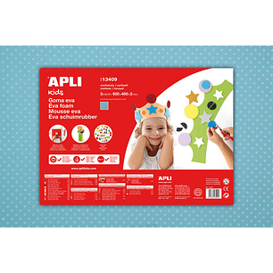 Apli Goma Eva Impresa Lunares 600x400mm - 3 Hojas de Alta Calidad y Resistencia