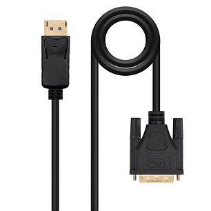 Nanocable Cable Conversor Displayport/M A Dvi/M - 1.0m - Color Negro