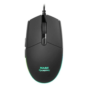 Mars Gaming MMG Raton Gaming USB 3200dpi - 6 Botones - Iluminacion LED RGB - Uso Diestro - Cable de 1.60m