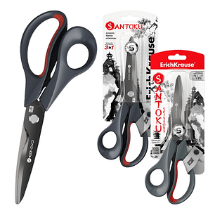 Erichkrause Santoku Multifuncional 3 en 1 Tijeras 20.5cm - Permite Cortar Facilmente Cordeles, Cuerdas, Alambres y Tallos de Plantas - Cortaalambres I
