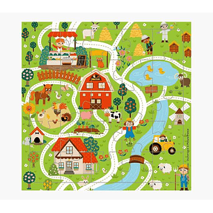 Pictura Tarjeta Puzzle - 15.5x15.5cm - Tematica Caminos de Pueblo - 25 Piezas - Incluye Tarjeta Plegada y Sobre Blanco - Certificacion FSC