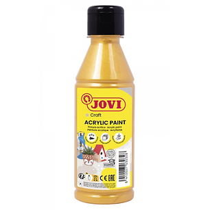 Jovi Jovidecor Acryl Pintura Acrilica Satinada - Pintura Acrilica Base Agua - Acabado Satinado - Alto Poder Cubriente - Aplicable en Cualquier Superfi