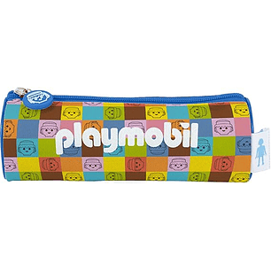 Dohe Playmobil Unite As One Portatodo Simple Redondo - Cierre con Cremallera y Tirador de Goma